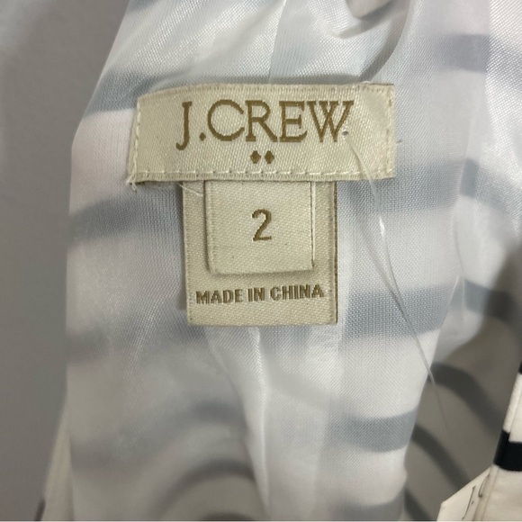 J. Crew Size 2 NEW! Y-Strap Twist Back Sleeveless Stripe Dress Sundress - Picture 10 of 10